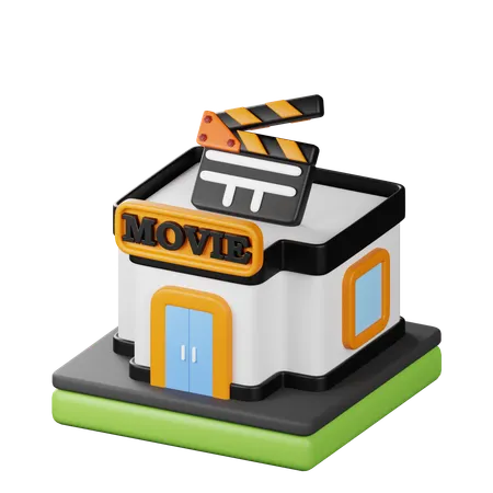Cinema  3D Icon