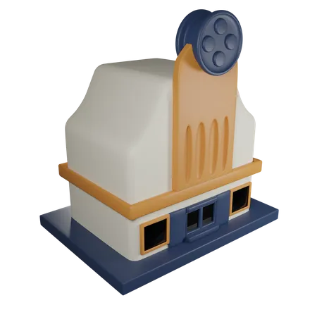 Cinema  3D Icon