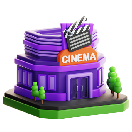 Cinema  3D Icon