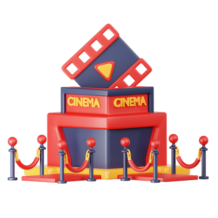 Cinema  3D Icon