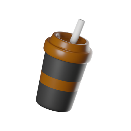 Bebida de cinema  3D Icon