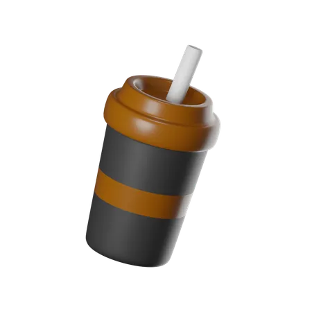 Bebida de cinema  3D Icon