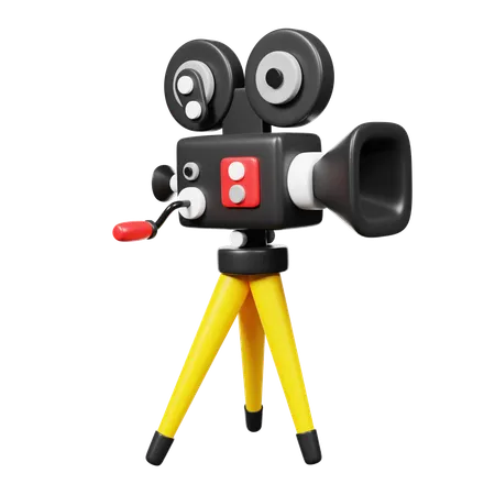 Cinema camera  3D Icon