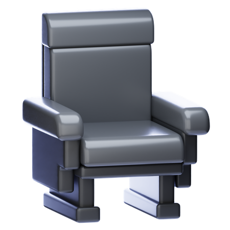 映画館の椅子  3D Icon