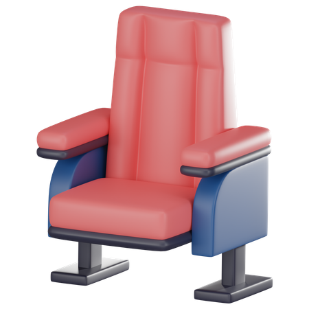 Cinema Chair  3D Icon