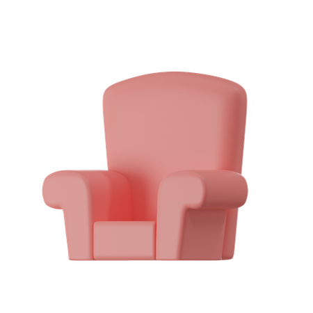 Cinema Chair  3D Icon