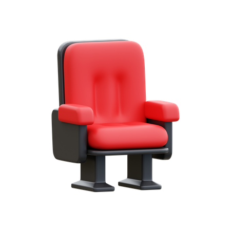 Cinema Chair  3D Icon