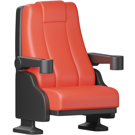 Cinema Chair  3D Icon