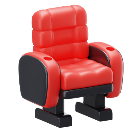 Cinema Chair  3D Icon