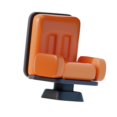 Cinema Chair  3D Icon