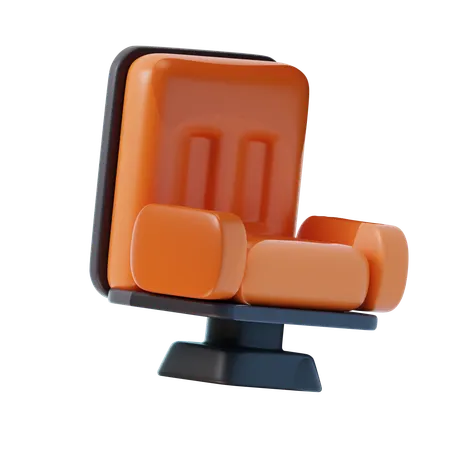 Cinema Chair  3D Icon