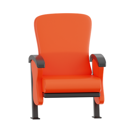 Cinema Chair  3D Icon