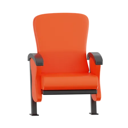 Cinema Chair  3D Icon