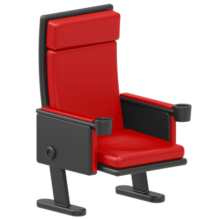 Cinema Chair  3D Icon