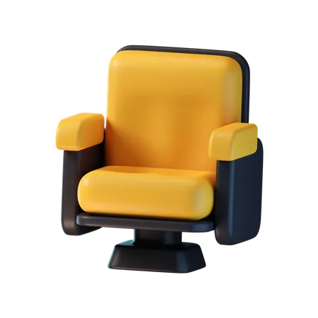 Cinema Chair  3D Icon