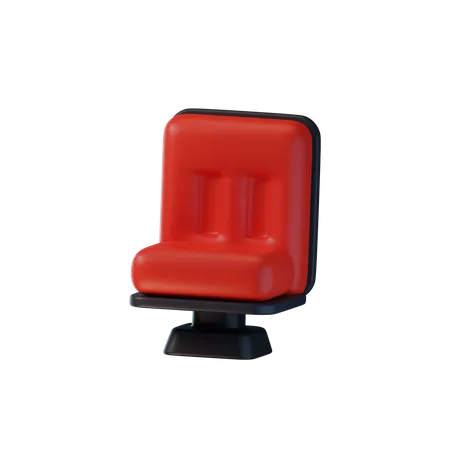 Cinema Chair  3D Icon