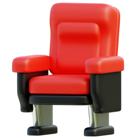 Cinema Chair  3D Icon