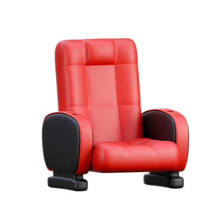 Cinema Chair  3D Icon