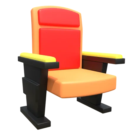 Cinema Chair  3D Icon