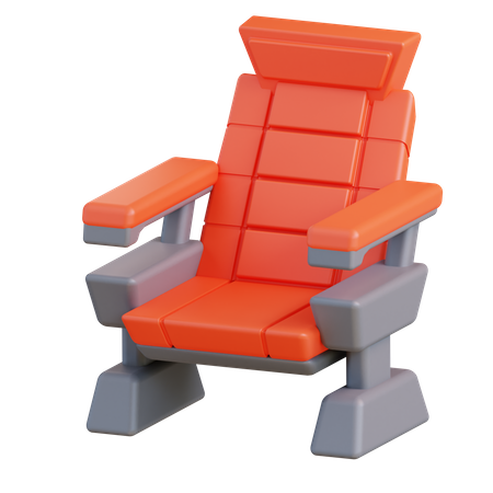 Cinema Chair  3D Icon