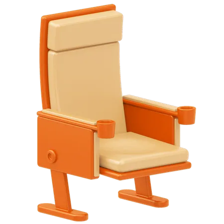 Cinema Chair  3D Illustration