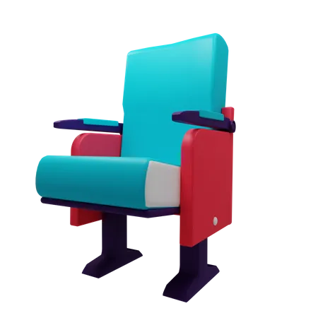 Cinema Chair  3D Illustration