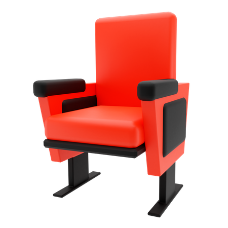 Cinema Chair  3D Illustration