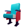 cinema chair 3d model free download