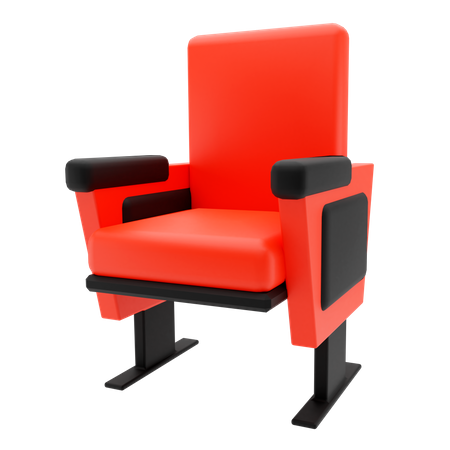 Cinema Chair  3D Illustration