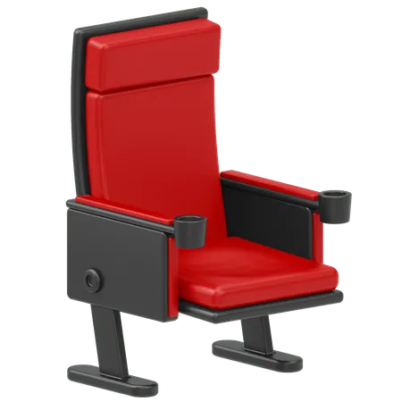 Cinema Chair 3D Icon