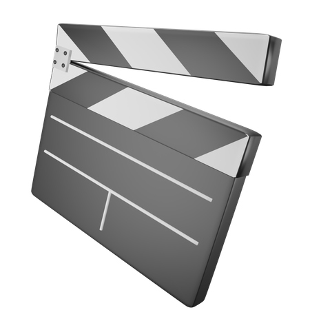 Cinema Clapper  3D Icon