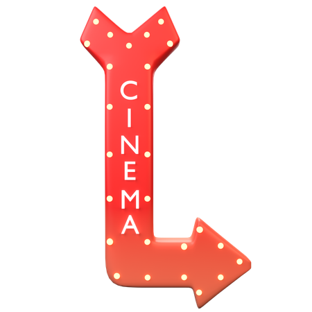 Cinema Direction  3D Icon