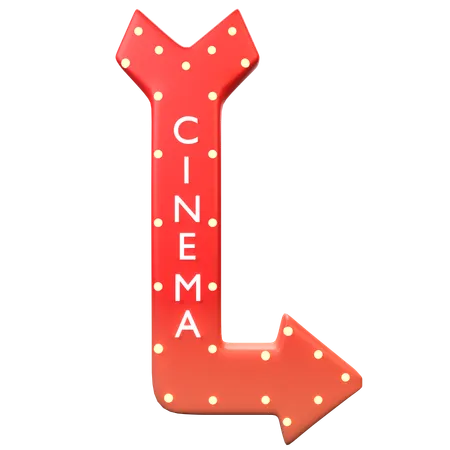 Cinema Direction  3D Icon