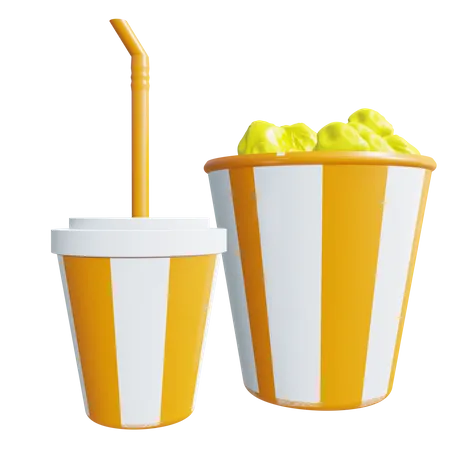 Cinema Food  3D Icon