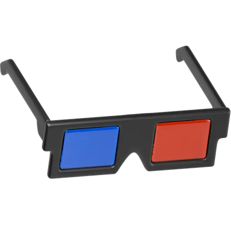 시네마 안경  3D Icon