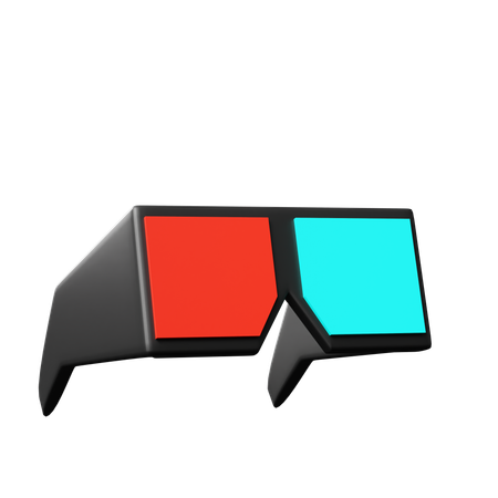 Cinema Glasses  3D Icon