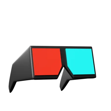 Cinema Glasses  3D Icon