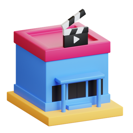 Cinema Hall  3D Icon