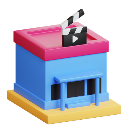 Cinema Hall  3D Icon