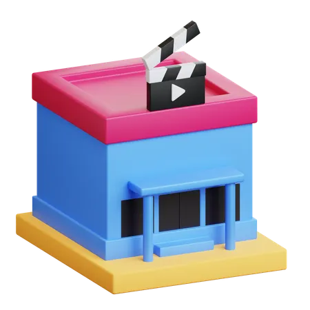 Cinema Hall  3D Icon