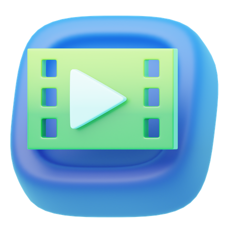 Cinema Reel  3D Icon