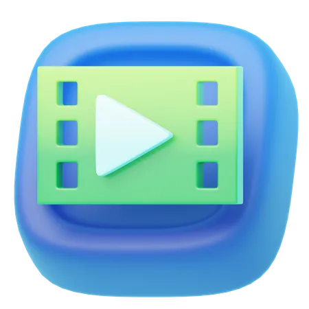 Cinema Reel  3D Icon