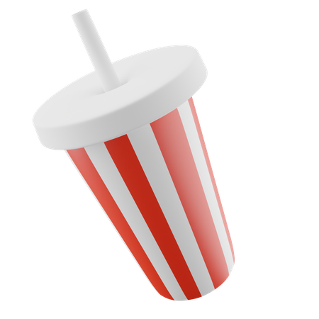 Refrigerante de cinema  3D Icon