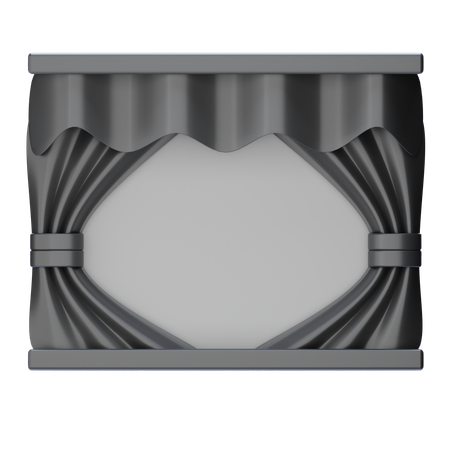 Cinema Screen  3D Icon