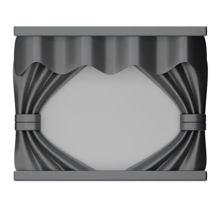 Cinema Screen  3D Icon