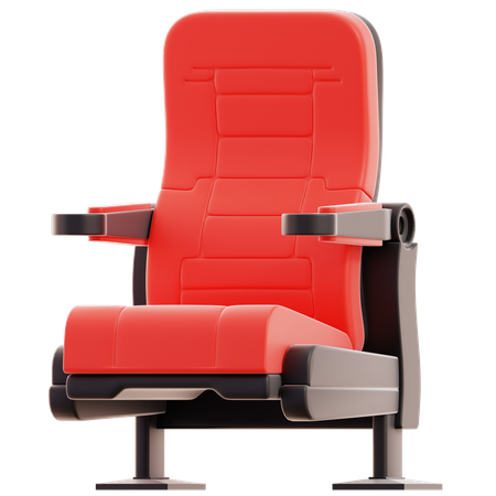 Cinema Seat  3D Icon