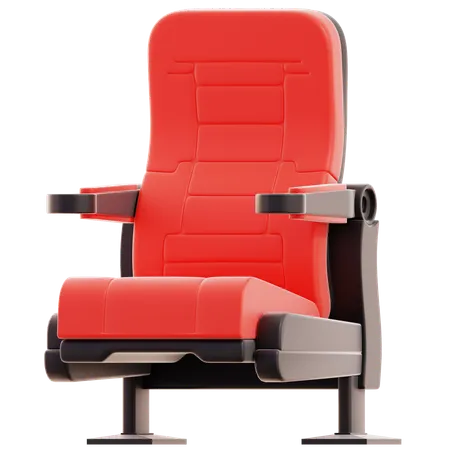 Cinema Seat  3D Icon