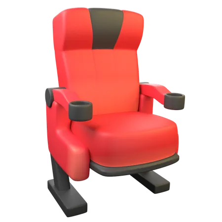 Cinema Seat  3D Icon