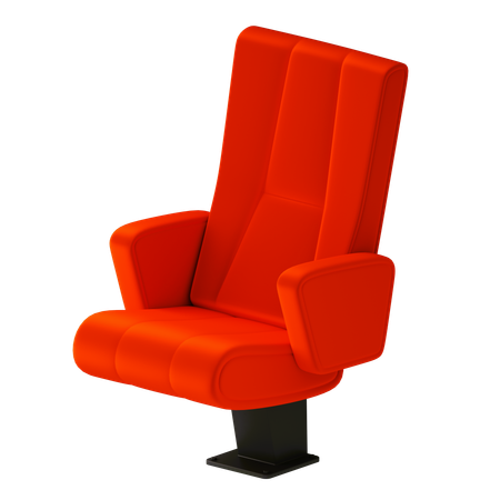 Cinema Seat  3D Icon