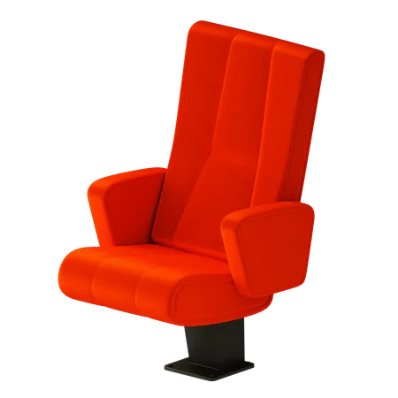 Cinema Seat  3D Icon